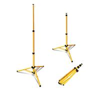 Lospitch Trépied télescopique extensible jusqu'à 160 cm pour projecteur de chantier LED Projecteur halogène, Lampe de Travail, (Support unique, peut mettre 1 lampe)