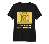 Lost But It Feels Familier Backroom in Liminal Space T-Shirt Haut de Gamme