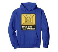 Lost But It Feels Familier Liminal Space Backrooms Sweat à Capuche, Unisexe pour Adultes, Bleu Royal, XL