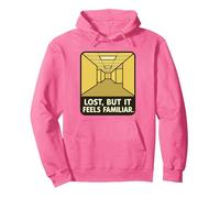 Lost But It Feels Familier Liminal Space Backrooms Sweat à Capuche, Unisexe pour Adultes, Rose Vif, S