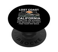 Lost Coast, Californie, côte Nord, Humboldt Mendocino PopSockets PopGrip Adhésif