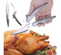 Lost Deer Ciseaux à Volaille Détachables, Ciseaux de Cuisine Multifonctions Professionnels pour Couper Os, Viande, Volaille, Légumes et Fruits de Mer