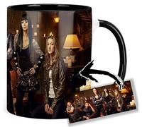 Lost Girl Anna Silk Ksenia Solo Zoie Palmer Tasse Ceramique Intérieure et Poignée Noire Mug
