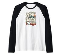 Lost in a Good Book Cozy Reading Design Manche Raglan