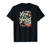 Lost in a Good Book Cozy Reading Design T-Shirt