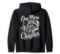 Lost in a Good Book Raccoon Reading Book Lover Lover Art Sweat à Capuche