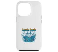 Lost in Depth Bateau englouti Océan Mystère Design Coque pour iPhone 13 Pro