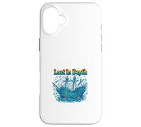 Lost in Depth Bateau englouti Océan Mystère Design Coque pour iPhone 16 Plus