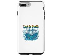 Lost in Depth Bateau englouti Océan Mystère Design Coque pour iPhone 7 Plus/8 Plus