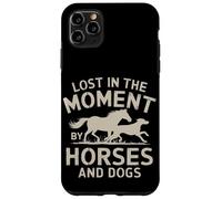 Lost in Moment Love Dogs and Horses Equestrian Cowgirl Girls Coque pour iPhone 11 Pro Max