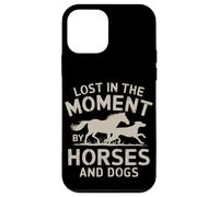 Lost in Moment Love Dogs and Horses Equestrian Cowgirl Girls Coque pour iPhone 12 mini