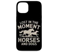 Lost in Moment Love Dogs and Horses Equestrian Cowgirl Girls Coque pour iPhone 13
