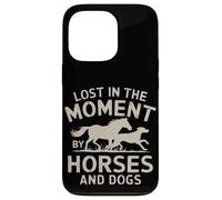 Lost in Moment Love Dogs and Horses Equestrian Cowgirl Girls Coque pour iPhone 13 Pro