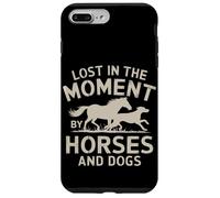 Lost in Moment Love Dogs and Horses Equestrian Cowgirl Girls Coque pour iPhone 7 Plus/8 Plus