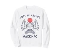 Lost in Nature Vacances Voyage Île Mackinac Sweatshirt