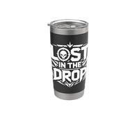 Lost In The Drop Rave Techno Hardcore Underground Gobelet isotherme en acier inoxydable double paroi