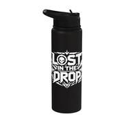 Lost In The Drop Rave Techno Hardcore Underground Stainless Steel Insulated Water Bottle