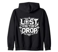 Lost in The Drop Rave Techno Hardcore Underground Sweat à Capuche