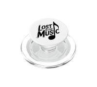 Lost in The Music Lover Funny PopSockets PopGrip pour MagSafe