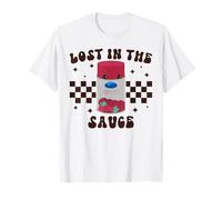 Lost in The Sauce Canneberge Thanksgiving Funny Jelly Can T-Shirt