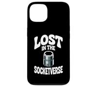 Lost in The Socketverse Prise de Courant 10 mm Coque pour iPhone 13