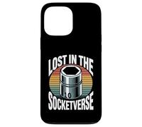 Lost in The Socketverse Prise de Courant 10 mm Coque pour iPhone 13 Pro Max
