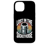 Lost in The Socketverse Prise de Courant 10 mm Coque pour iPhone 14