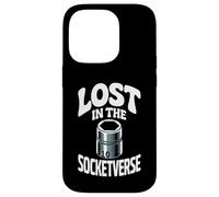Lost in The Socketverse Prise de Courant 10 mm Coque pour iPhone 14 Pro
