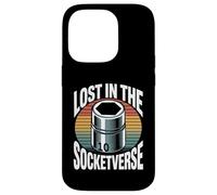 Lost in The Socketverse Prise de Courant 10 mm Coque pour iPhone 14 Pro