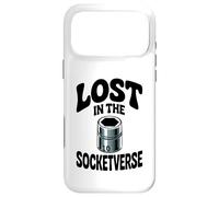 Lost in The Socketverse Prise de Courant 10 mm Coque pour iPhone 17 Pro Max
