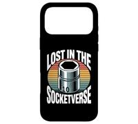 Lost in The Socketverse Prise de Courant 10 mm Coque pour iPhone 17 Pro Max