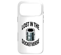 Lost in The Socketverse Prise de Courant 10 mm Coque pour iPhone 17 Pro Max