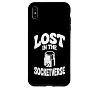 Lost in The Socketverse Prise de Courant 10 mm Coque pour iPhone XS Max