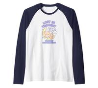 Lost in Thought Froudly Daydreaming Cat Kawaii Art Manche Raglan