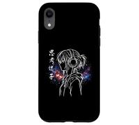 Lost in Thoughts Japonais Kanji Anime Introverti Girl Galaxy Coque pour iPhone XR
