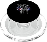 Lost in Thoughts Japonais Kanji Anime Introverti Girl Galaxy PopSockets PopGrip pour MagSafe