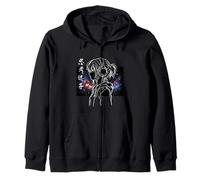 Lost in Thoughts Japonais Kanji Anime Introverti Girl Galaxy Sweat à Capuche