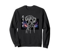 Lost in Thoughts Japonais Kanji Anime Introverti Girl Galaxy Sweatshirt