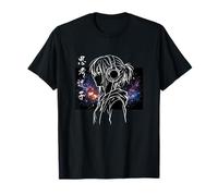 Lost in Thoughts Japonais Kanji Anime Introverti Girl Galaxy T-Shirt