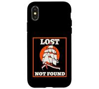 Lost Not Found (déclaration Solitaire et Graphique d'un voilier) Coque pour iPhone X/XS