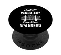 Lost Place Urbexer T-Shirt Exploration Urbaine Abandonnés PopSockets PopGrip Adhésif