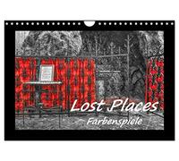 Lost Places - Jeux de couleurs, Version française (Calendrier mural 2026 DIN A4 portrait), Calendrier CALVENDO mensuel