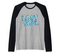 "LOST SOUL" Âme perdue en bleu Manche Raglan