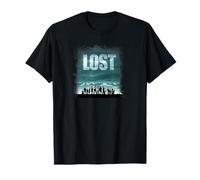Lost Stormy Sky and Ocean Cast Outlines Poster TV Show T-Shirt
