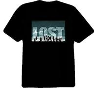 Lost TV Shows Television Series Womens Design Womens Men t Shirts Printing Tee Shirt Manches Courtes(Medium)
