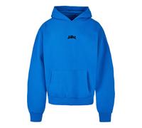 Lost Youth Sweat-shirt 'BEAUTIFUL CHAOS' bleu cobalt / noir / blanc, Taille S