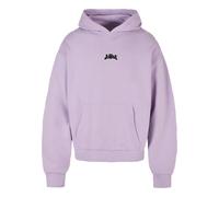 Lost Youth Sweat-shirt 'Beautiful Chaos' violet clair / noir / blanc, Taille L