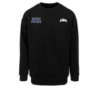 Lost Youth Sweat-shirt 'Dreamy Universe' bleu clair / violet clair / noir, Taille S