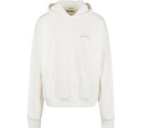 Lost Youth Sweat-shirt 'Flowers' jaune / lilas / orange pastel / blanc, Taille XL
