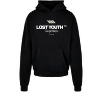 Lost Youth Sweat-shirt noir / blanc, Taille XL